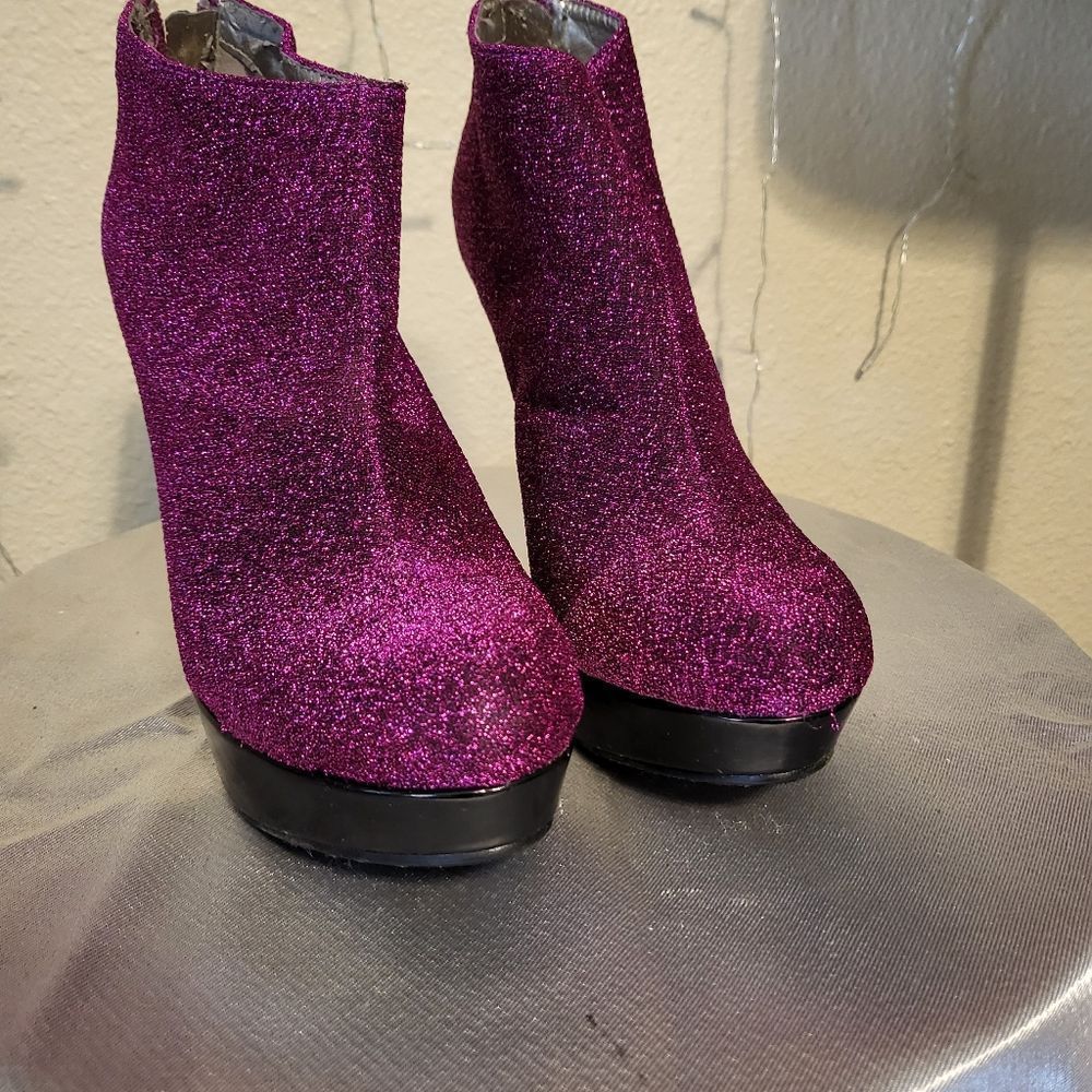 Pink GLITTER HEELS